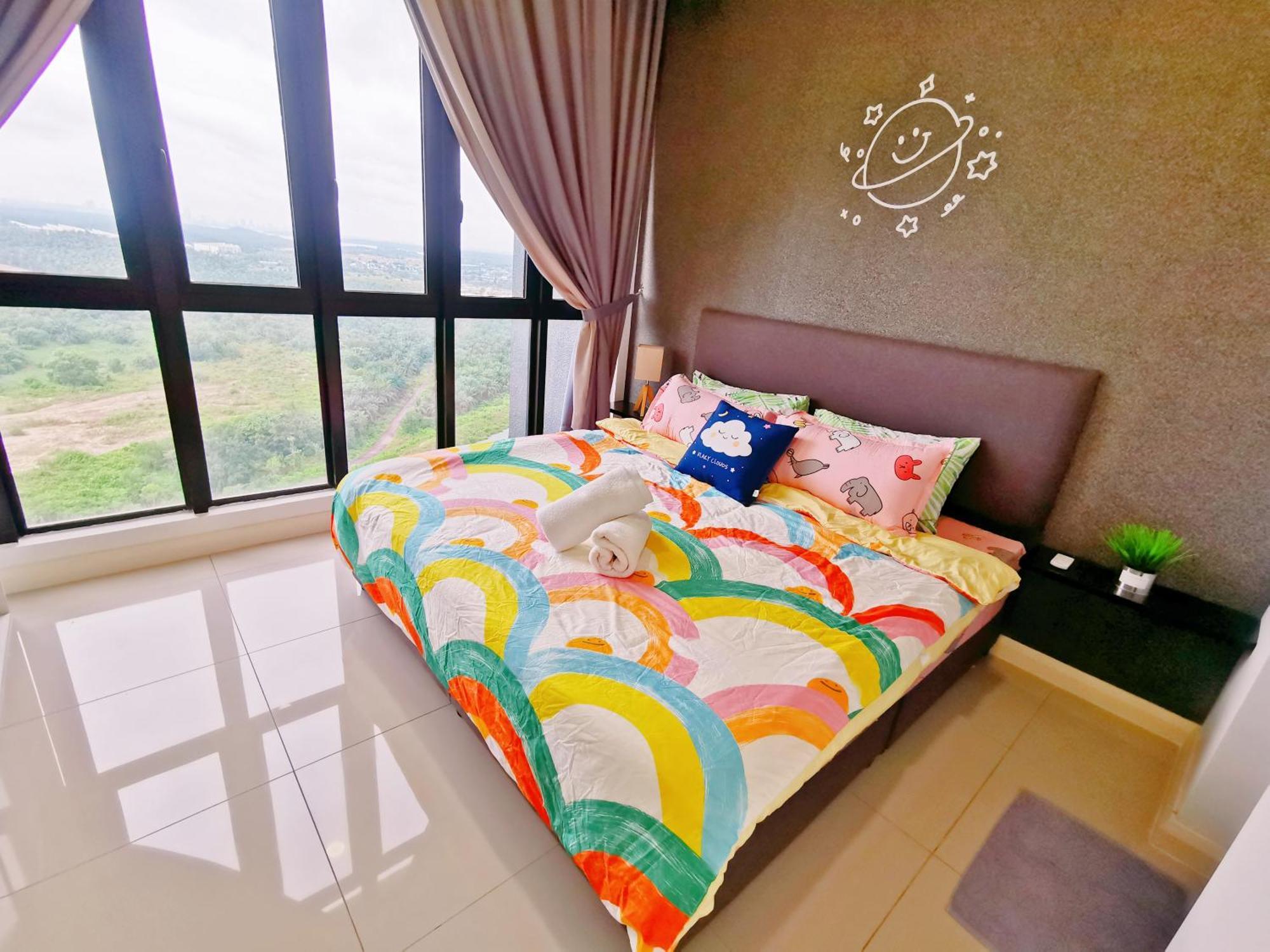 Legoland 3Min Lakeview Happyrainbowsuite 7Pax 2R2B Nusajaya  Bagian luar foto